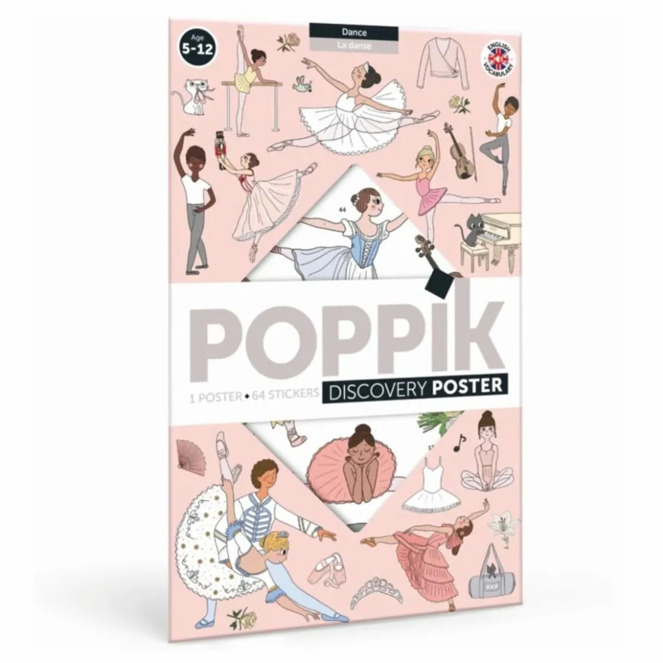 Poppik Poster sticker Danse| Loisirs Créatifs
