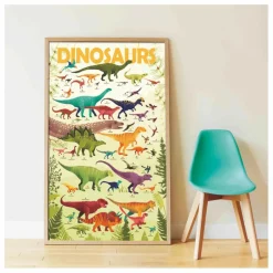 Poppik Poster sticker Dinosaures| Loisirs Créatifs