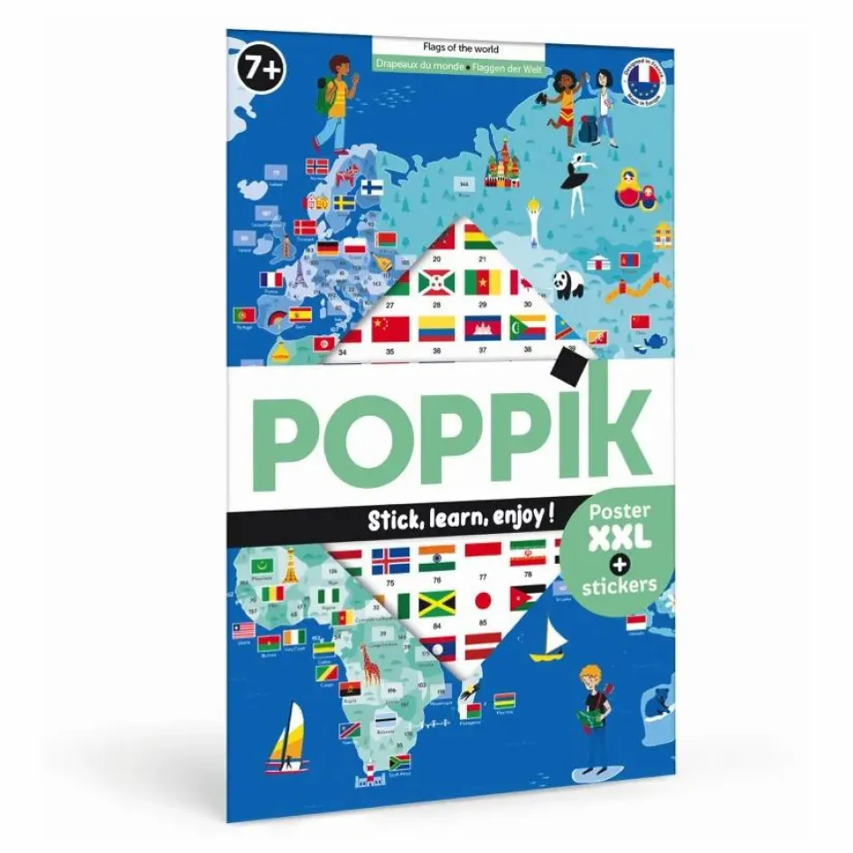 Discount Poppik Poster sticker Drapeaux Multicolore