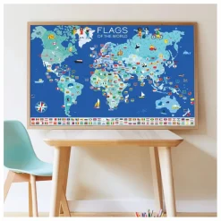Discount Poppik Poster sticker Drapeaux Multicolore