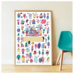 Poster sticker Emotions Loisirs Créatifs