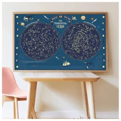 Poppik Poster sticker Le ciel| Loisirs Créatifs