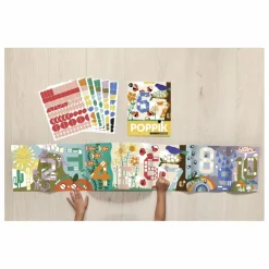 Poppik Poster sticker les nombres| Loisirs Créatifs