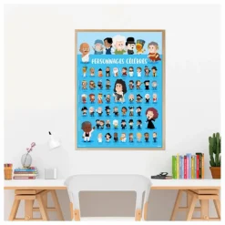 Hot Poster sticker Personnages célèbres Loisirs Créatifs