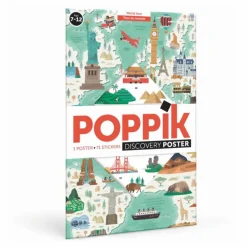 Poppik Loisirs Créatifs*Poster sticker Tour du monde