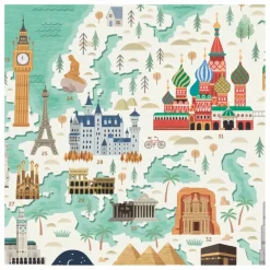 Poppik Loisirs Créatifs*Poster sticker Tour du monde