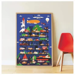 Poppik Loisirs Créatifs*Poster sticker Vroom