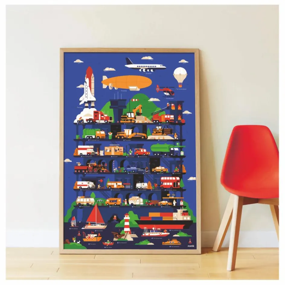 Poppik Loisirs Créatifs*Poster sticker Vroom