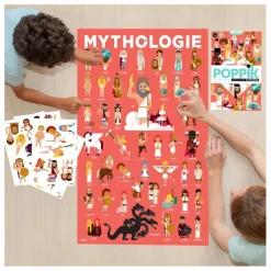 Poppik Loisirs Créatifs*Poster stickers Mythologie