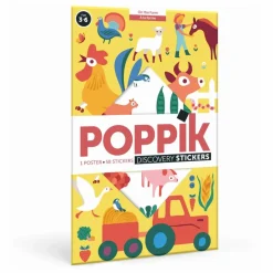 Poppik Poster stickers La ferme| Loisirs Créatifs