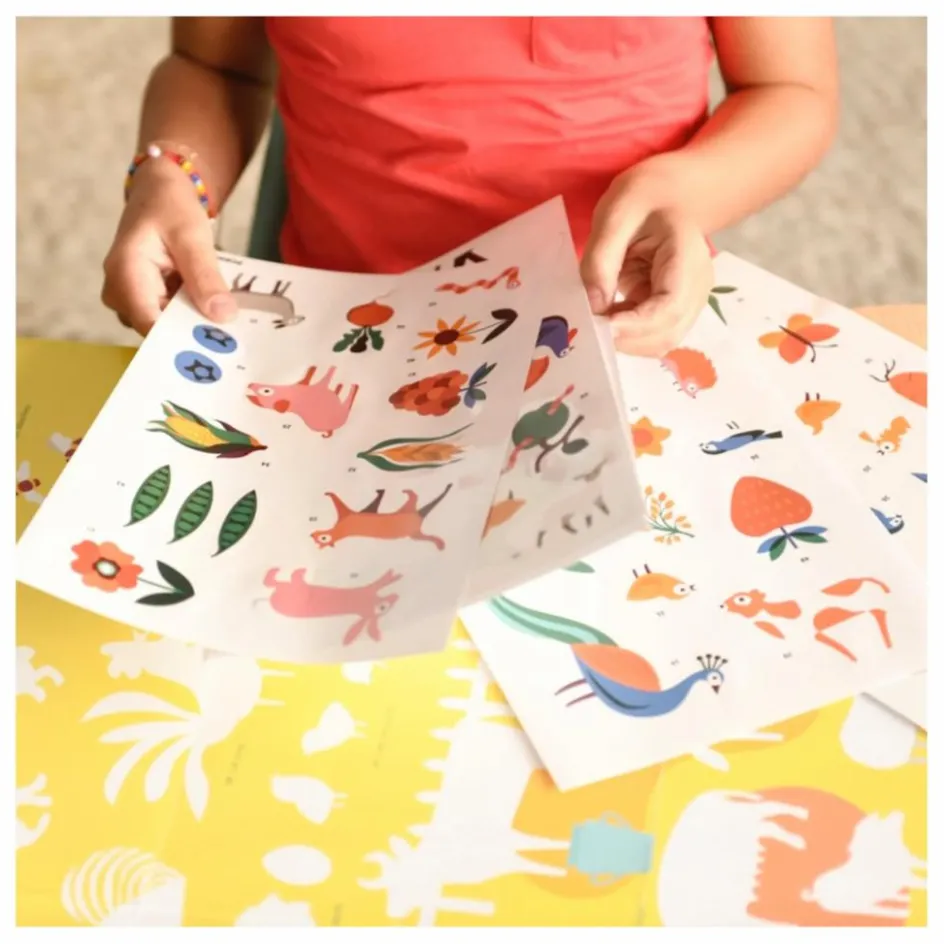 Poppik Poster stickers La ferme| Loisirs Créatifs