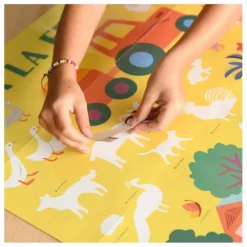 Poppik Poster stickers La ferme| Loisirs Créatifs
