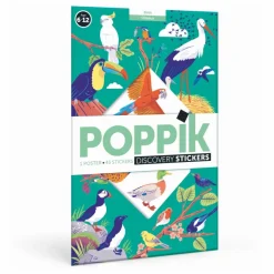 Online Poppik Poster stickers Oiseaux Multicolore