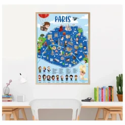 Poppik Poster stickers Paris| Loisirs Créatifs
