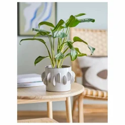 Clearance Bloomingville Pot en grès Roza | Blanc