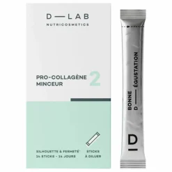 Homme D-LAB NUTRICOSMETICS Compléments Alimentaires|Soins, Wellness*Poudre Pro-Collagène Minceur - 14 sticks