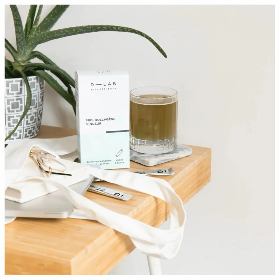 Homme D-LAB NUTRICOSMETICS Compléments Alimentaires|Soins, Wellness*Poudre Pro-Collagène Minceur - 14 sticks