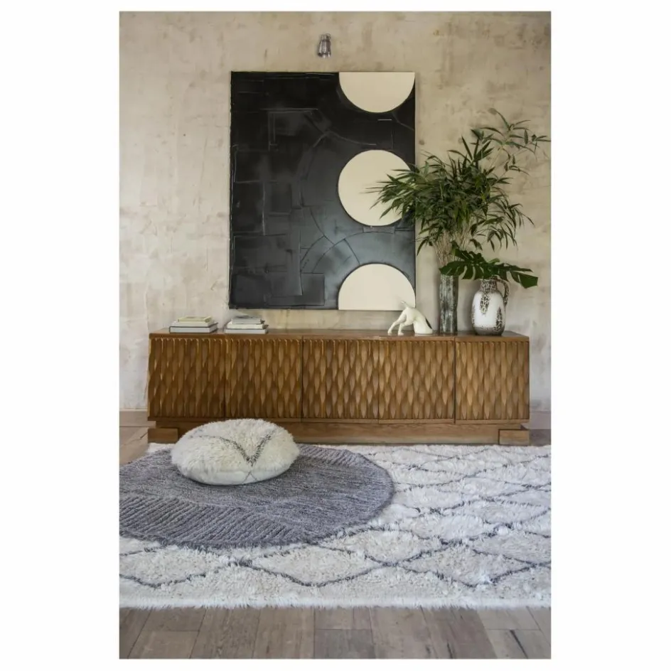 Best Lorena Canals Pouf Berber Soul | Blanc