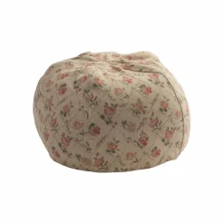 Maison de Vacances Pouf Bulle en lin Jardin Secret || Poufs, Matelas De Sol