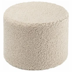 Wigiwama Pouf en teddy ||Enfant Matelas De Sol, Poufs Enfant