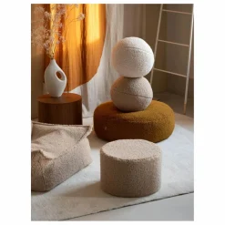 Wigiwama Pouf en teddy ||Enfant Matelas De Sol, Poufs Enfant