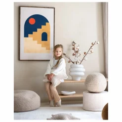 Enfant Wigiwama Matelas De Sol, Poufs Enfant*Pouf en teddy |