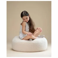 Wigiwama Pouf en teddy ||Enfant Matelas De Sol, Poufs Enfant