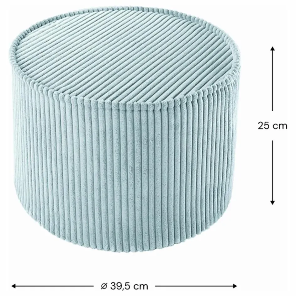 Enfant Wigiwama Matelas De Sol, Poufs Enfant*Pouf en velours côtelé |