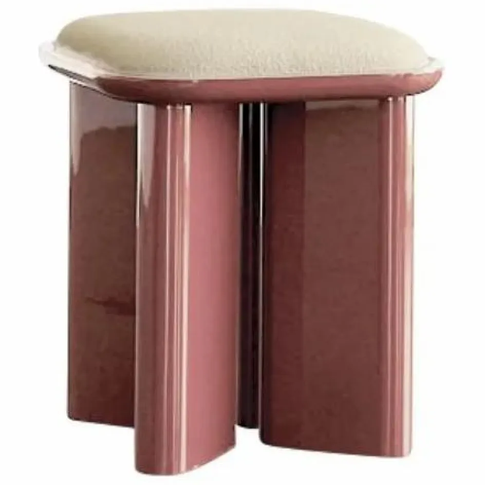 Gabrielle Paris Poufs, Matelas De Sol*Pouf lazare en bois laqué |