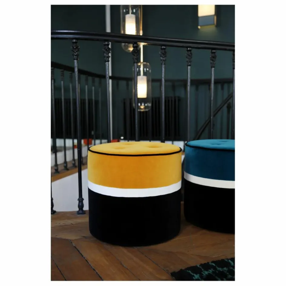 Maison Sarah Lavoine Pouf Léo en velours || Poufs, Matelas De Sol