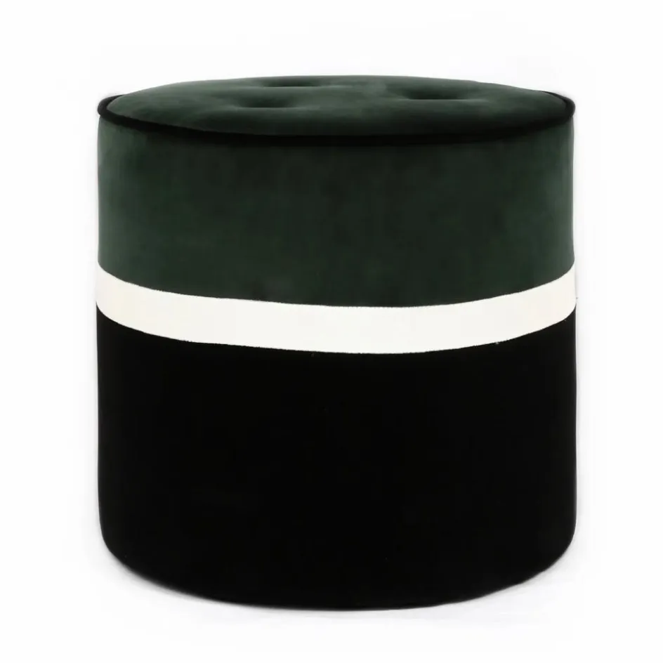 Discount Pouf Léo en velours | Poufs, Matelas De Sol