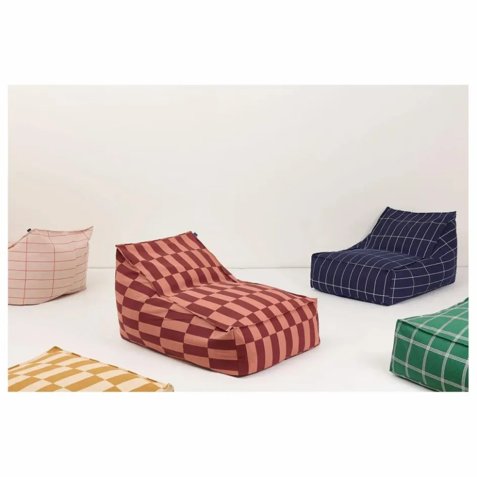 Discount Nobodinoz Pouf long Vibes | Bleu marine