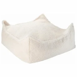 Wigiwama Pouf ottoman en teddy ||Enfant Matelas De Sol, Poufs Enfant