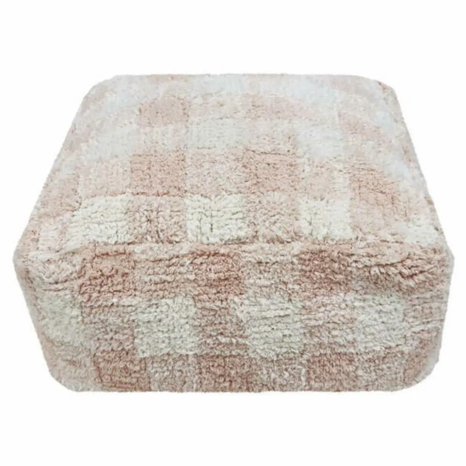 Lorena Canals Pouf Vichy | Rose