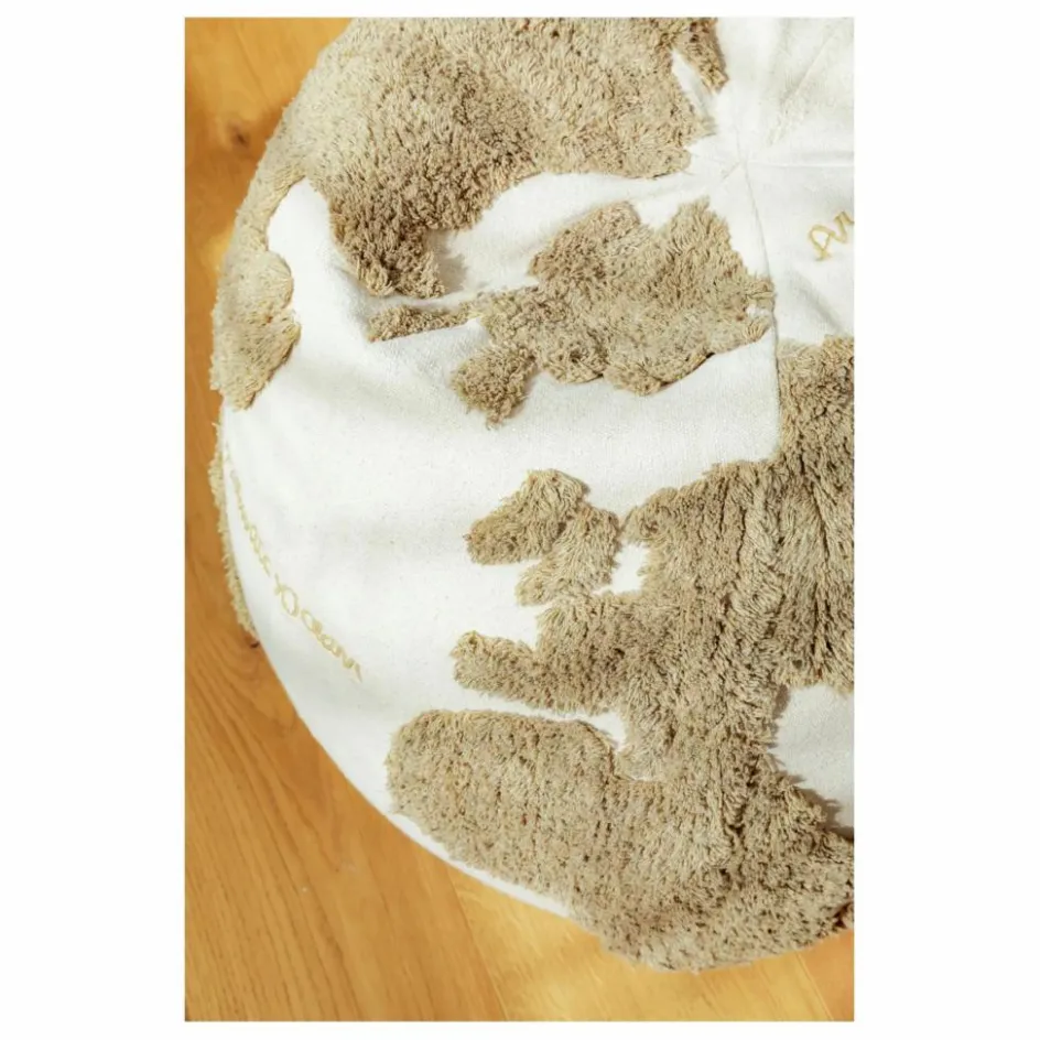 Clearance Pouf World map | Enfant Matelas De Sol, Poufs Enfant