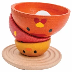 Sale Poule à empiler en bois Jouets D'Éveil