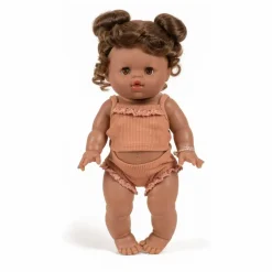 Minikane Poupées*Poupée Madeleine yeux dormeurs en ensemble maille côtelée