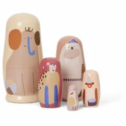 Online Ferm Living Kids Poupées gigognes Critter Multicolore
