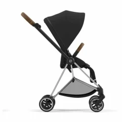 Cybex Poussette 2eme âge Mios châssis chrome | Noir