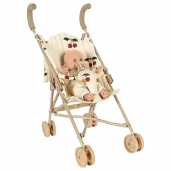 Outlet Konges Sløjd Poussette pour poupée Cherry et son poupon | Beige