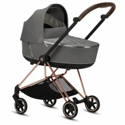New Cybex Poussette évolutive Mios 2022 châssis rose gold | Gris clair