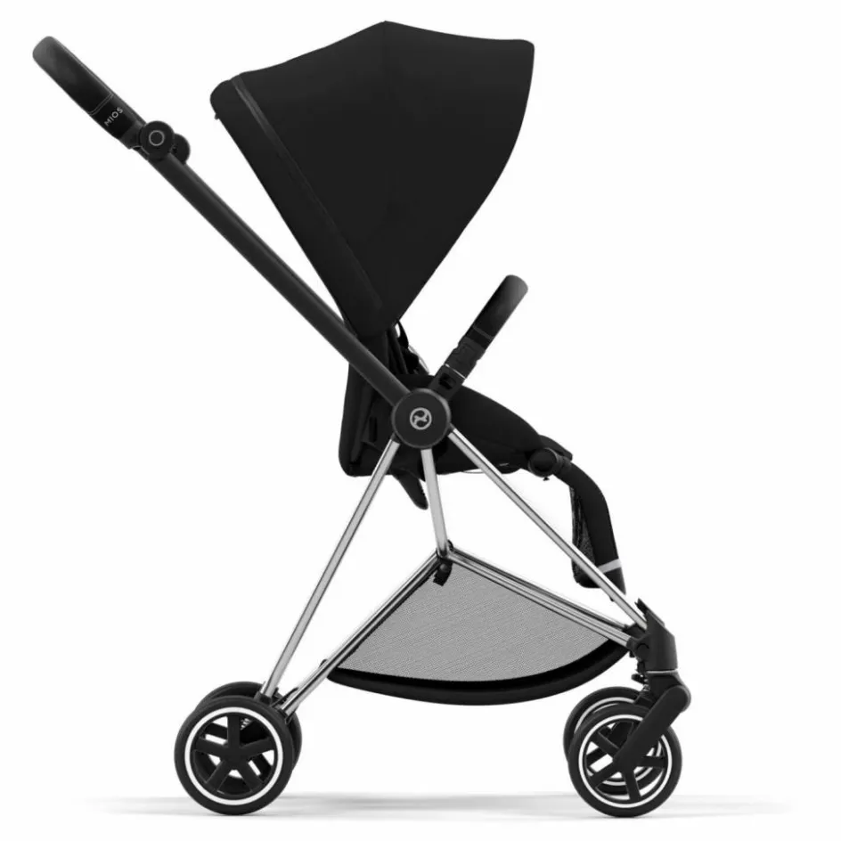 Hot Cybex Poussette évolutive Mios 2022 châssis chrome | Noir