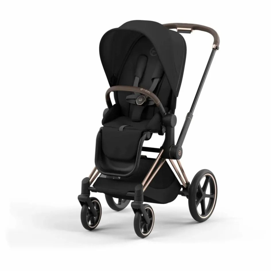 Cybex Poussettes|Puériculture*Poussette évolutive Priam châssis rose gold |