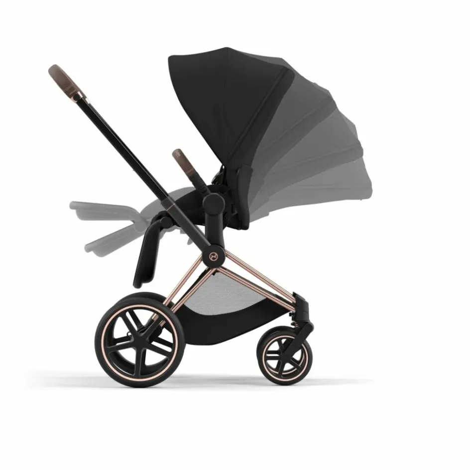 Cybex Poussettes|Puériculture*Poussette évolutive Priam châssis rose gold |
