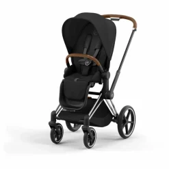 Clearance Cybex Poussette évolutive Priam châssis chrome | Noir