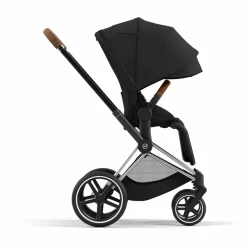 Clearance Cybex Poussette évolutive Priam châssis chrome | Noir