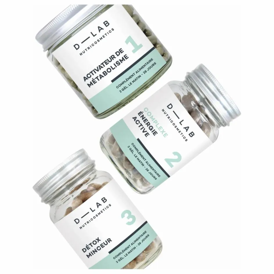 Femme D-LAB NUTRICOSMETICS Soins Du Corps|Compléments Alimentaires*Programme Brûle-Graisse - 1 mois