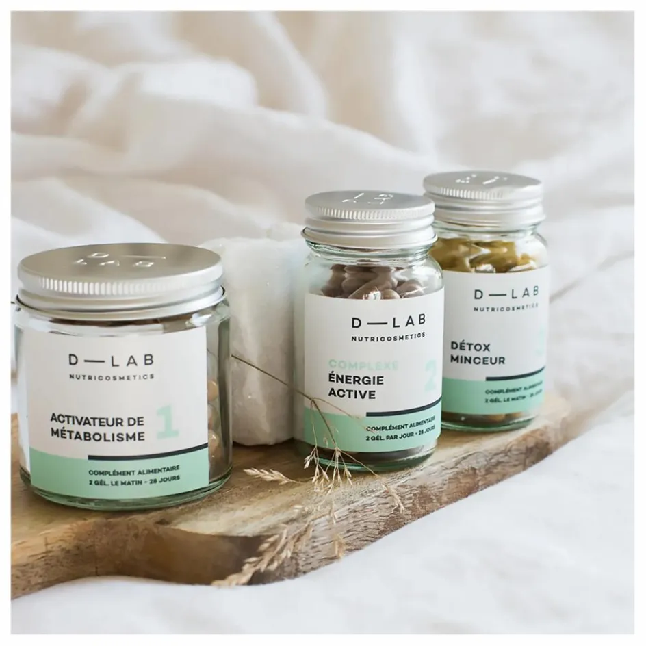 Femme D-LAB NUTRICOSMETICS Soins Du Corps|Compléments Alimentaires*Programme Brûle-Graisse - 1 mois