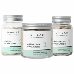 Femme D-LAB NUTRICOSMETICS Soins Des Cheveux|Compléments Alimentaires*Programme Masse-Capillaire - 1 mois