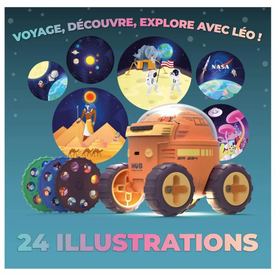 Online MOB Projecteur à histoires Espace Orange